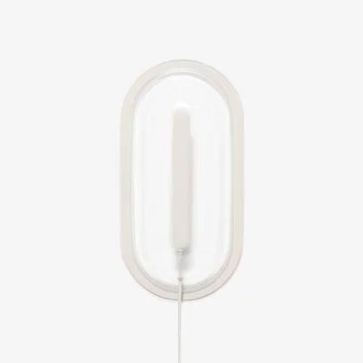 Made in Design Led's Strip Wall light with plug plastic material beige / LED - 36.5 x 18.9 cm - Fatboy
