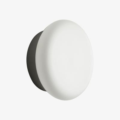 Made in Design Colonna Wall light - / Glass & steel - Ø 25 cm by ENOstudio White/Black