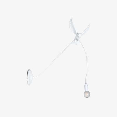 Made in Design Sparrow / Landing Wall light with plug plastic material white - Seletti