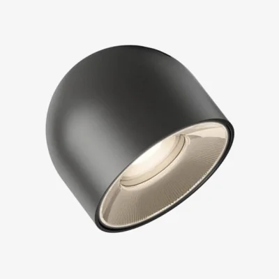 Made in Design Plusminus Solo Wall light metal black / Ø 10 cm - Vibia