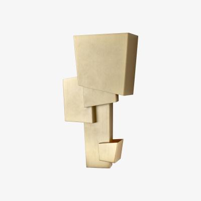 Made in Design Map 1 Wall light by DCW éditions Gold/Metal