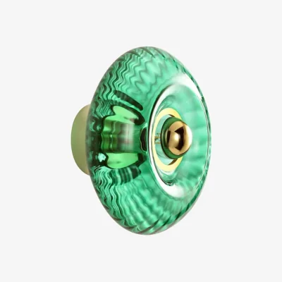 Made in Design Grace Wall light glass green / Small - Ø 20 cm - ELEMENTS LIGHTING