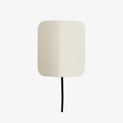 Made in Design Apex Wall light with plug metal white / Orientable - Hay