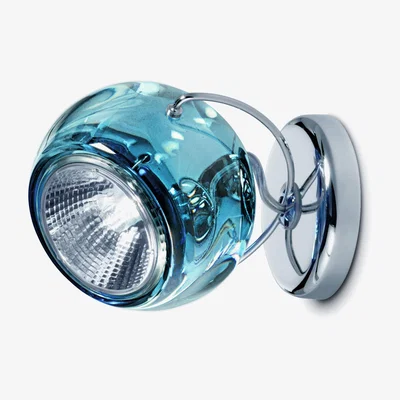 Made in Design Beluga Wall light - Ceiling light - glass version by Fabbian Blue