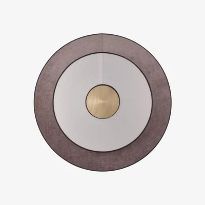 Made in Design Cymbal LED Wall light - / Medium - Ø 50 cm - Fabric by Forestier Pink