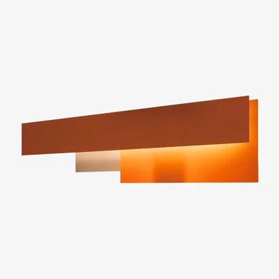 Made in Design Fields 2 Wall light by Foscarini Red/Orange