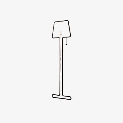 Made in Design Tall Lampe Wall light with plug - Set sticker + electric kit by Pa Design Black