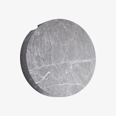 Made in Design Lane LED Wall light - / Ø 16.5 cm - Metal by ENOstudio Grey