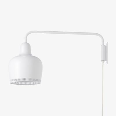 Made in Design Wall light with plug Golden Bell A330S metal / Alvar Aalto, 1937 - Swivel Arm - ARTEK