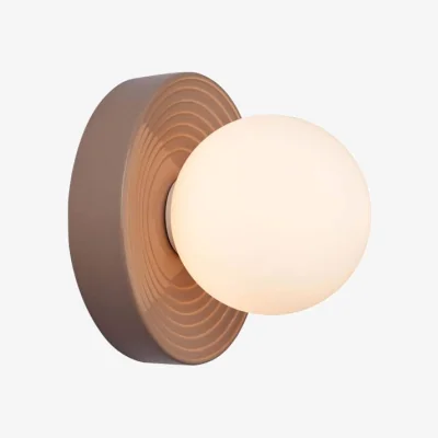 Made in Design Alicia Wall light ceramic beige / Small - Ø 16 cm - ELEMENTS LIGHTING
