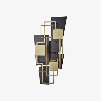 Made in Design Map 2 Wall light by DCW éditions Gold/Metal