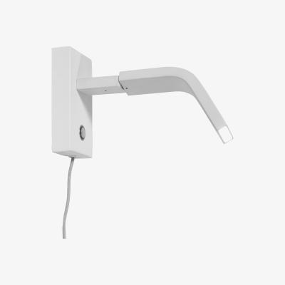 Made in Design Zurich LED Wall light with plug - / Adjustable reading lamp - Metal by It's about Romi White