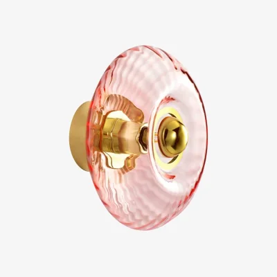 Made in Design Grace Wall light glass pink / Small - Ø 20 cm - ELEMENTS LIGHTING