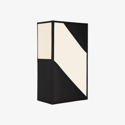Made in Design Voile Wall light - / H 36 cm - Cotton / Not electrified by Maison Sarah Lavoine Black