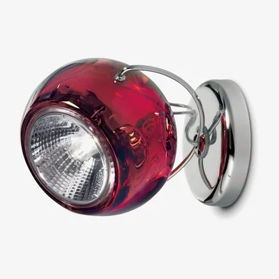 Made in Design Beluga Wall light - Ceiling light - glass version by Fabbian Red