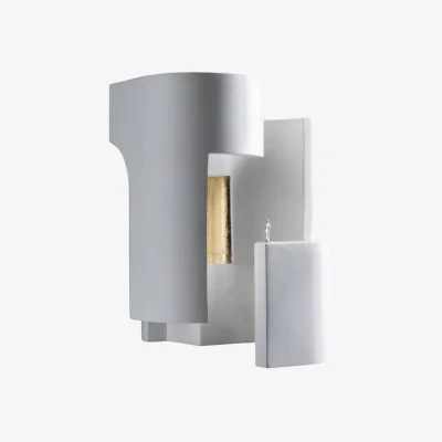 Made in Design d'angle Soul Wall light stone white gold / LED - Plaster & gold leaf - DCW éditions