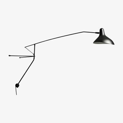 Made in Design Mantis BS2 Wall light by DCW éditions Black