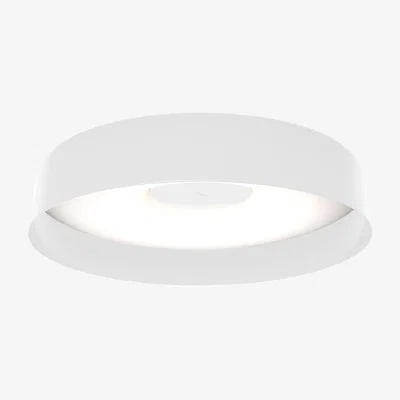 Made in Design Papavero LED Wall light metal white / White metal wall light - Ø 30 cm - Martinelli Luce