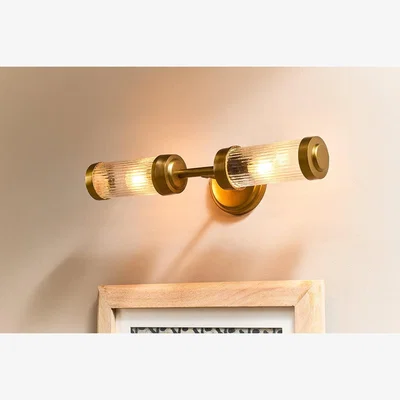 Nkuku Nkuku Akurdi Bathroom Double Wall Lamp | Lights | Clear