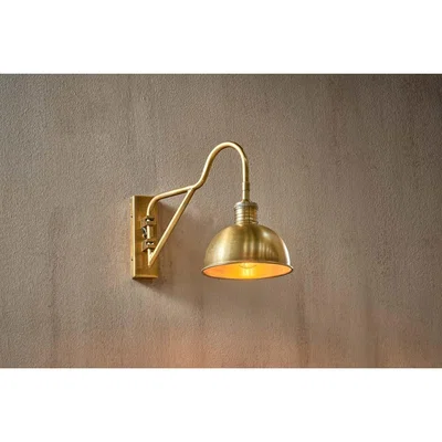 Nkuku Nkuku Pulau Wall Light | Lighting | Antique Brass | Small