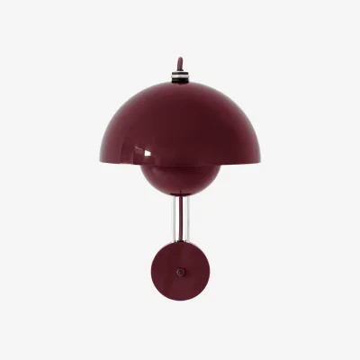 Nordic Nest &Tradition Flowerpot VP8 wall lamp Dark plum