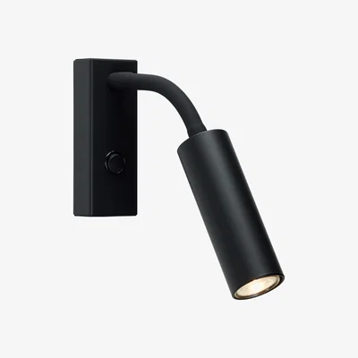 Nordic Nest Cato Slim wall lamp flexarm Matt black