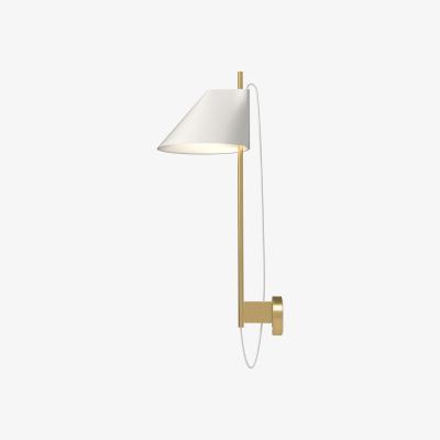 Nordic Nest Yuh wall lamp white-brass