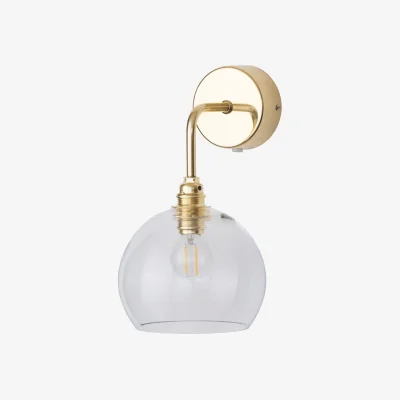 Nordic Nest EBB & FLOW Rowan wall lamp Clear