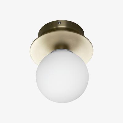 Nordic Nest Globen Lighting Art Deco IP44 wall lamp Brushed brass