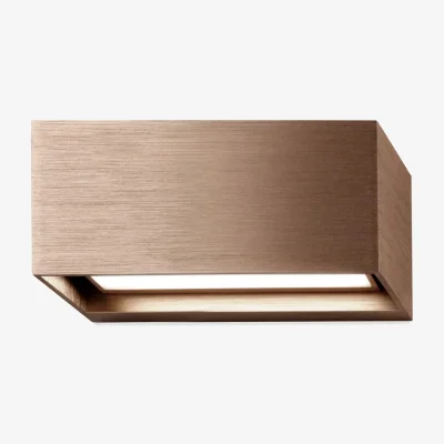 Nordic Nest Light-Point Linea W1 wall lamp switch tune Rose gold 7x15 cm