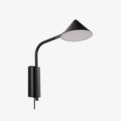 Nordic Nest Watt & Veke Kuro wall lamp Black Ø14x32 cm wall