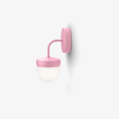 Nordic Nest Noon Pan wall lamp frosted 10 cm Pink