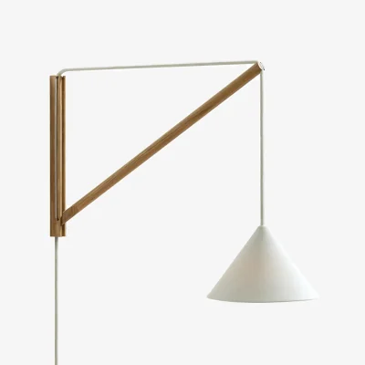 Nordic Nest MOEBE Suspended wall lamp Oak-white