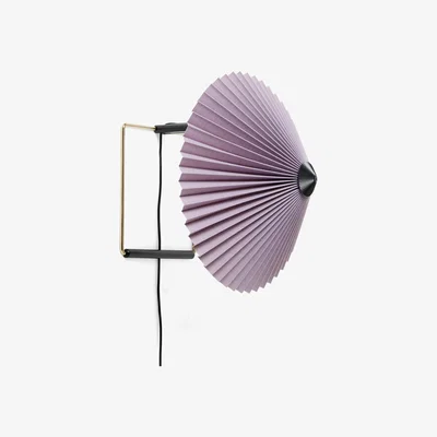 Nordic Nest Matin wall lamp Ø30 cm Lavender shade