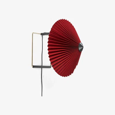 Nordic Nest Matin wall lamp Ø30 cm Oxide red shade