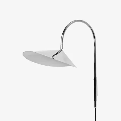 Nordic Nest Ferm Living Arum swivel wall lamp Stainless steel