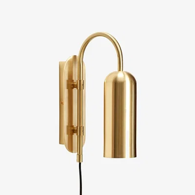 Nordic Nest Hübsch Hübsch wall lamp Brass