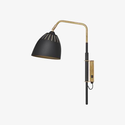 Nordic Nest Lean wall lamp direct connection black