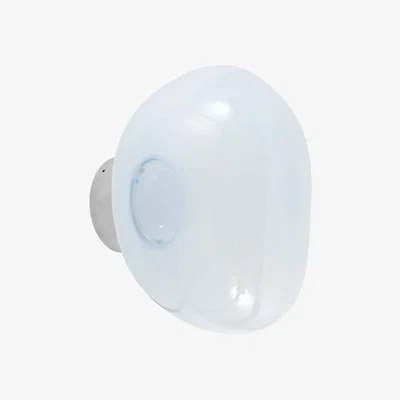Nordic Nest Tom Dixon Melt Surface mini wall lamp LED 30 cm Opal-silver