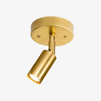 Nordic Nest Örsjö Belysning Starlight 1 ceiling/wall lamp with junction box Raw brass