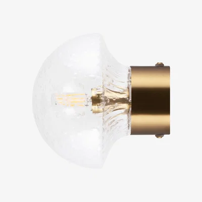 Nordic Nest Globen Lighting Fungo ceiling Ø16 cm Clear-brushed brass