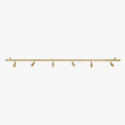 Nordic Nest Örsjö Belysning Starlight 6 wall and ceiling lamp Raw brass