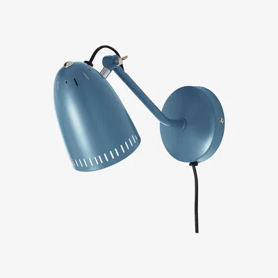 Nordic Nest Dynamo wall lamp matte smoke blue