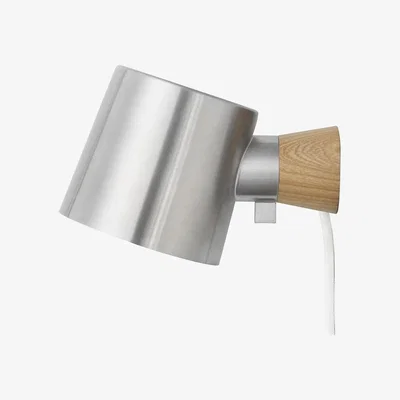 Nordic Nest Normann Copenhagen Rise wall lamp Stainless steel