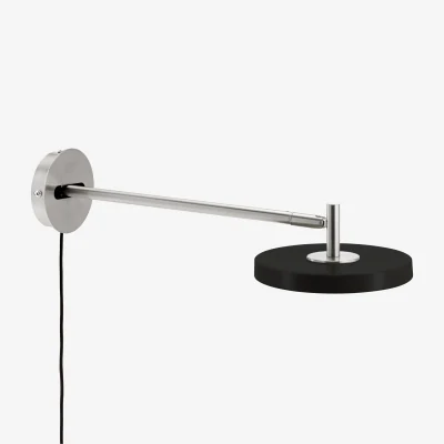 Nordic Nest Umage Asteria Wall wall lamp Long Black-chrome