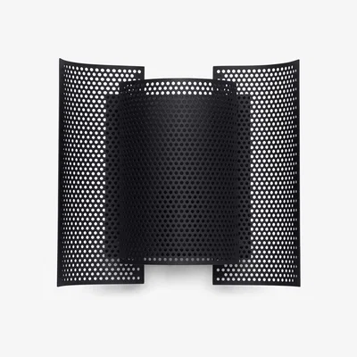 Nordic Nest Butterfly wall lamp perforated Black