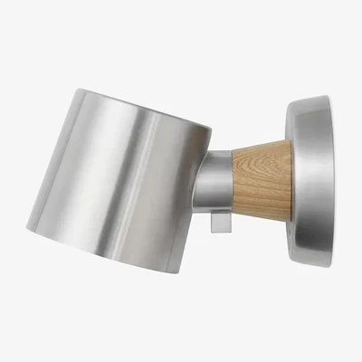 Nordic Nest Normann Copenhagen Rise wall lamp fast installation Stainless steel
