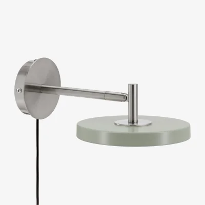 Nordic Nest Umage Asteria Wall wall lamp Short Nuance olive-chrome