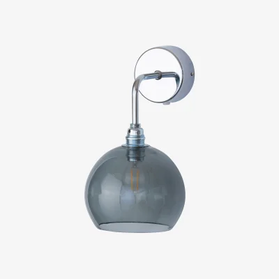 Nordic Nest EBB & FLOW Rowan wall lamp Smokey grey