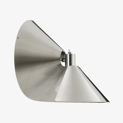 Nordic Nest Frandsen Peel wall lamp Brushed stainless steel